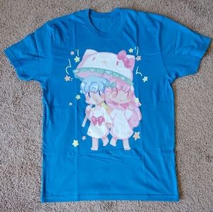 Nwot Little Twin Stars anime style tshirt
